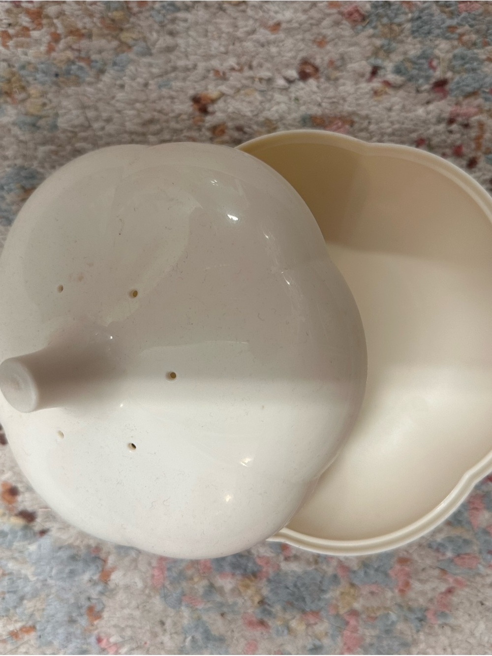 Tupperware Cream Garlic Food Keeper